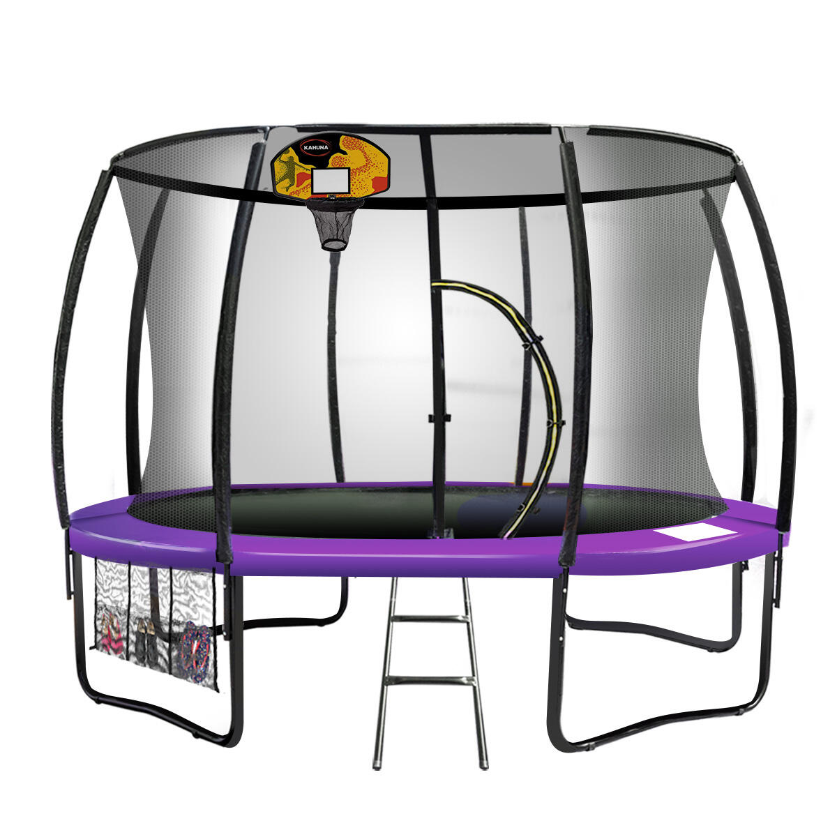 Trampoline Kahuna with  Basket Ball Set