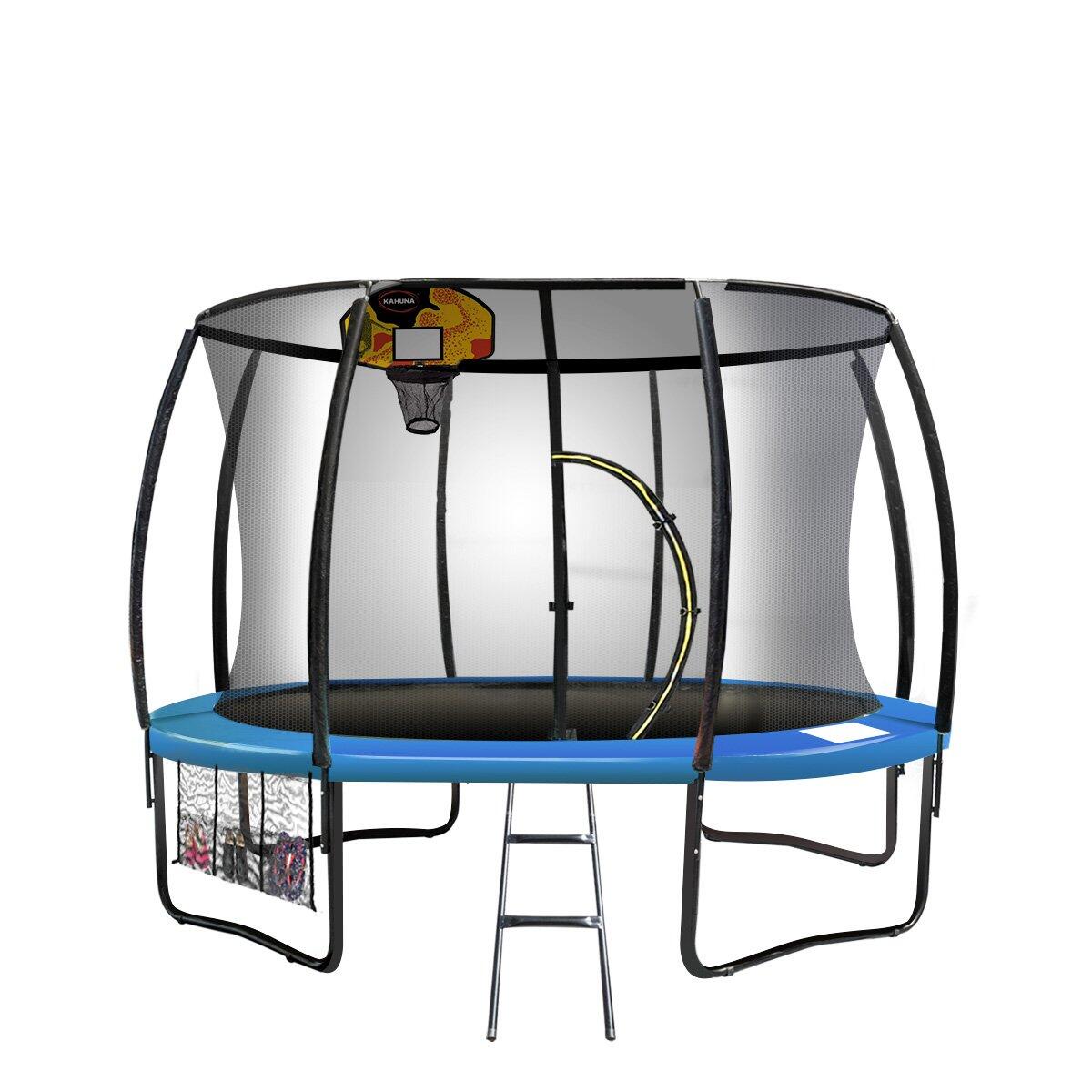 Kahuna Trampoline with Basketball Set
