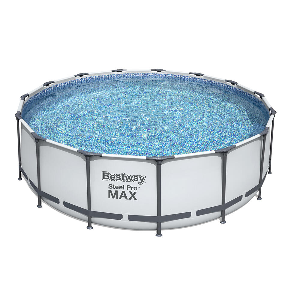 BESTWAY Piscina Steel Pro MAX 4,57 x 1,22 m acciaio DuraPlus, pompa 3.028 L/h
