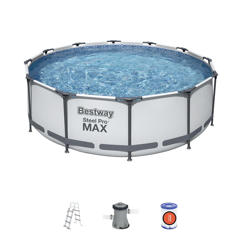 Bestway Steel Pro MAX Kit Piscine hors s ol 3,66 x 1,00 m