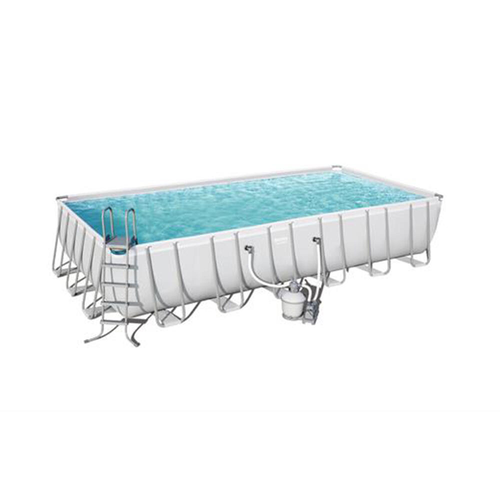 Bestway Kit piscina fuori terra Power Steel 7,32 x 3,66 x 1,32 m