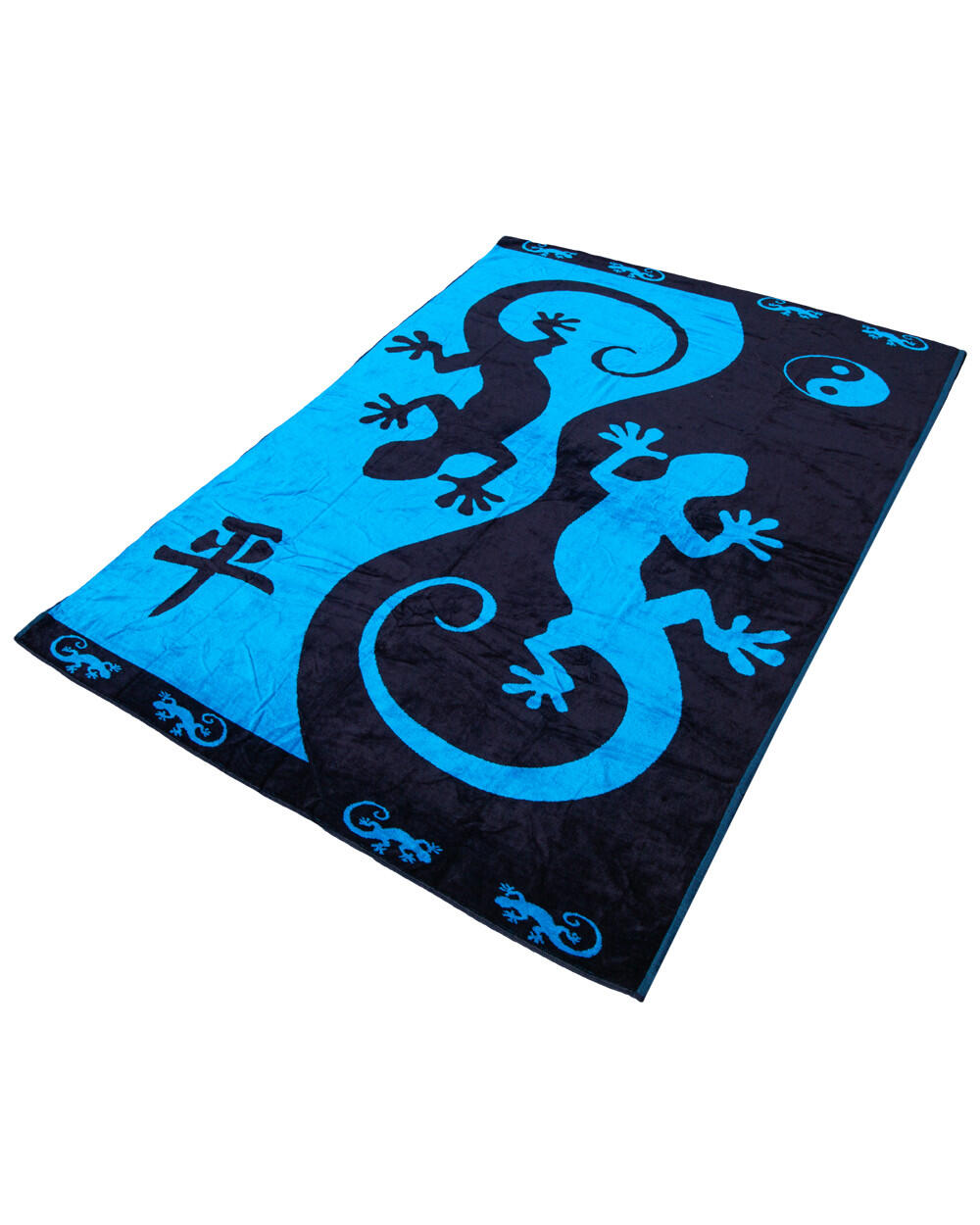TOALLA JACQUARD DOBLE GECKO AZUL - DOBLE 2/6