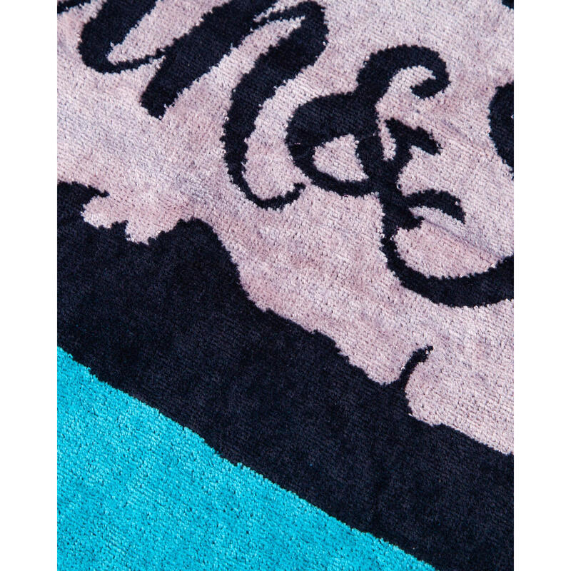 SERVIETTE JACQUARD VAN MULTICOLORE BLEU ET ROUGE