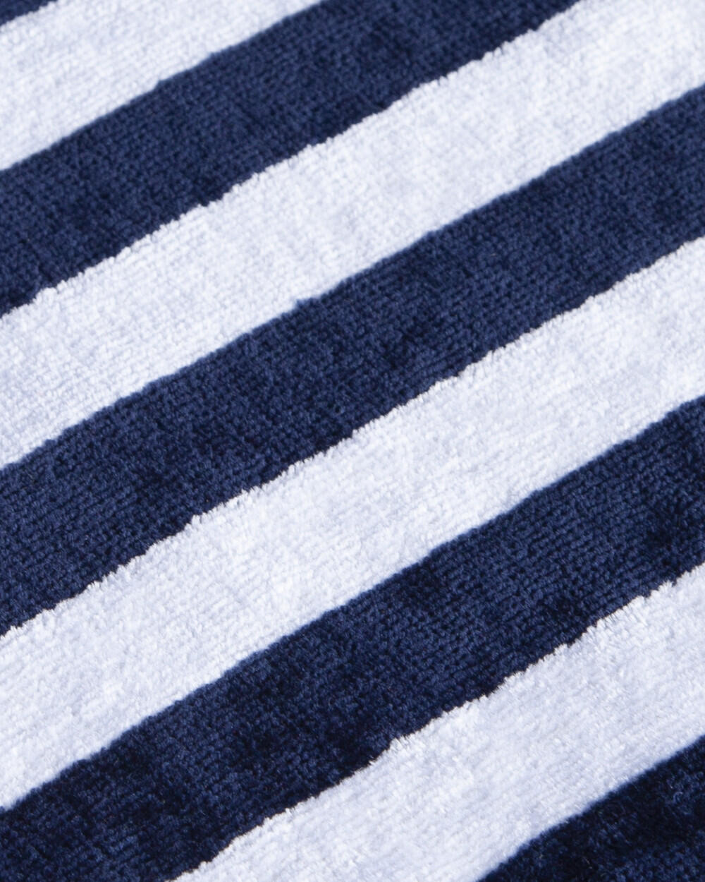 TOALHA JACQUARD RISCAS AZUL E BRANCA - DUPLA 3/7