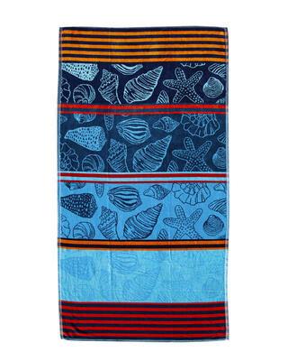 Nautilus koraal jacquard handdoek