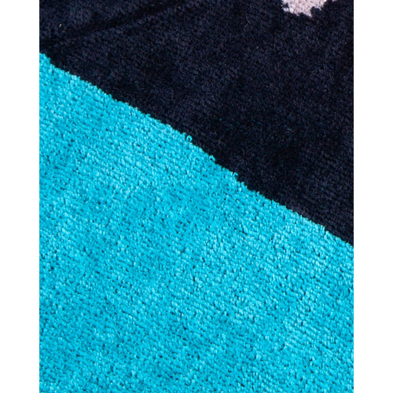 SERVIETTE JACQUARD VAN MULTICOLORE BLEU ET ROUGE