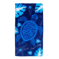 SERVIETTE IMPRIMÉE TORTUE