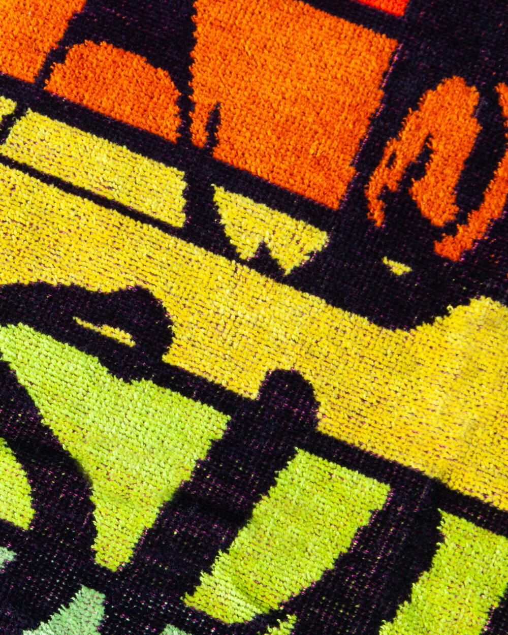 TOALLA JACQUARD VAN MULTICOLOR RAYAS 3/4