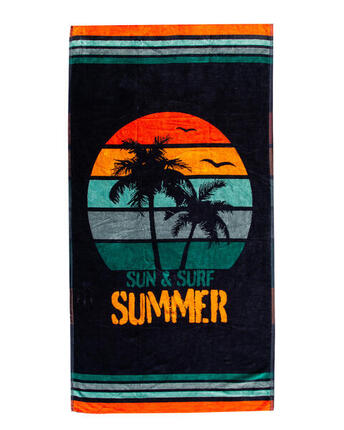 SUNSET ORANGE JACQUARD-TUCH