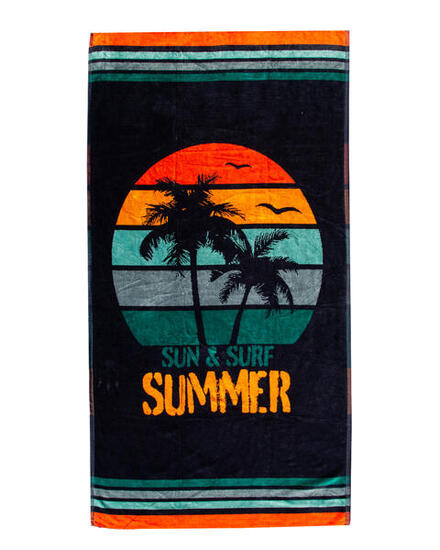 SUNSET ORANGE JACQUARD-TUCH