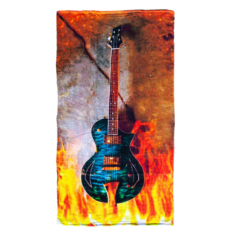 TOALLA ESTAMPADA GUITARRA