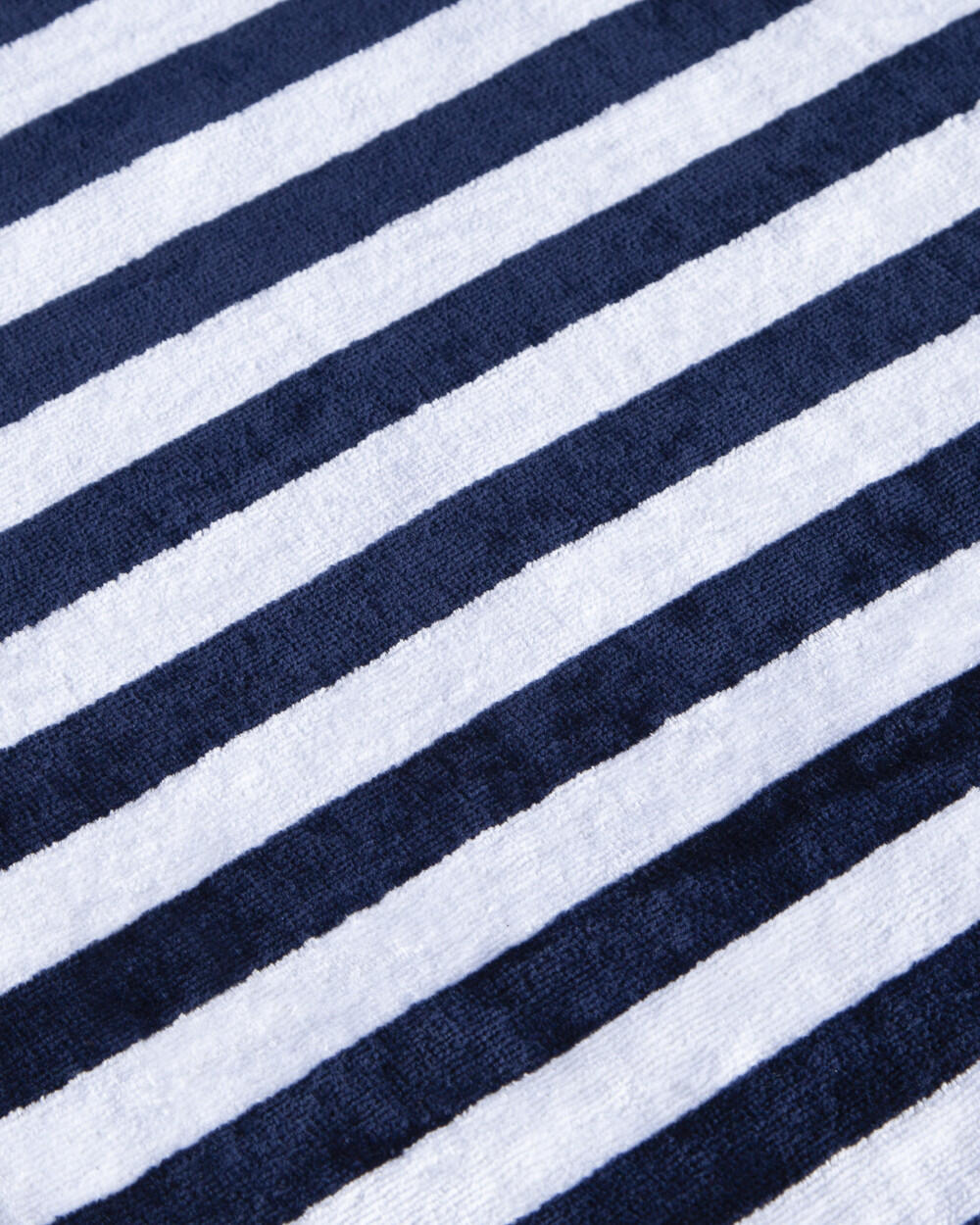 TOALHA JACQUARD RISCAS AZUL E BRANCA - DUPLA 4/7