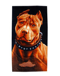 SERVIETTE IMPRIMEE PITBULL