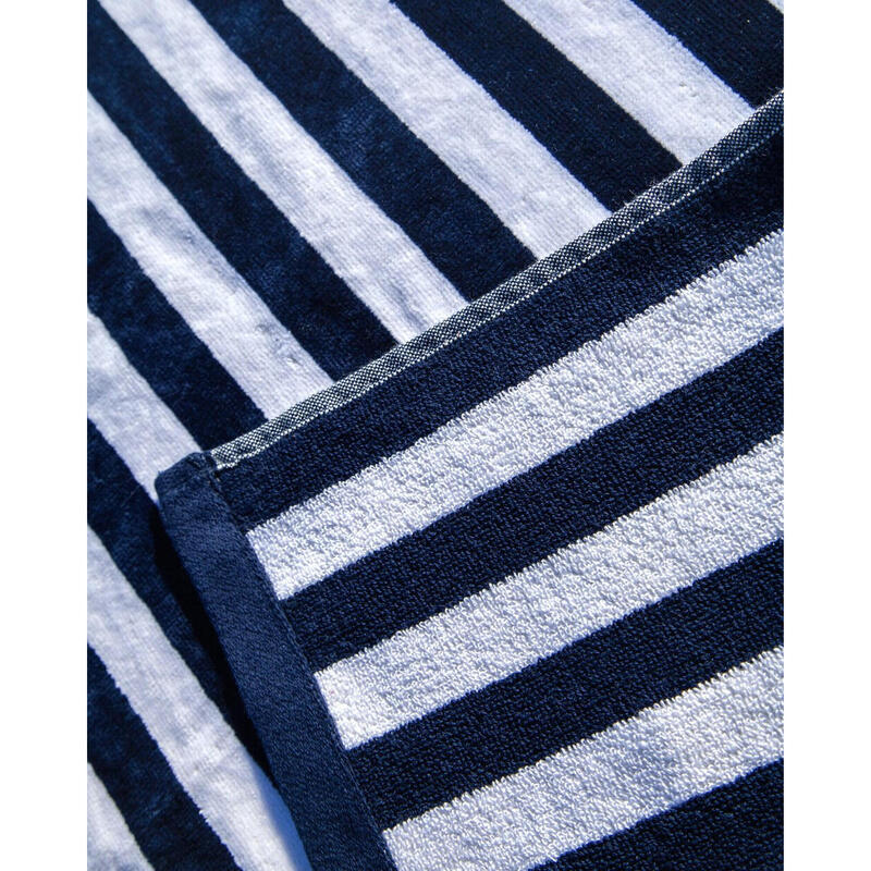 TOALLA JACQUARD AZUL/BLANCO