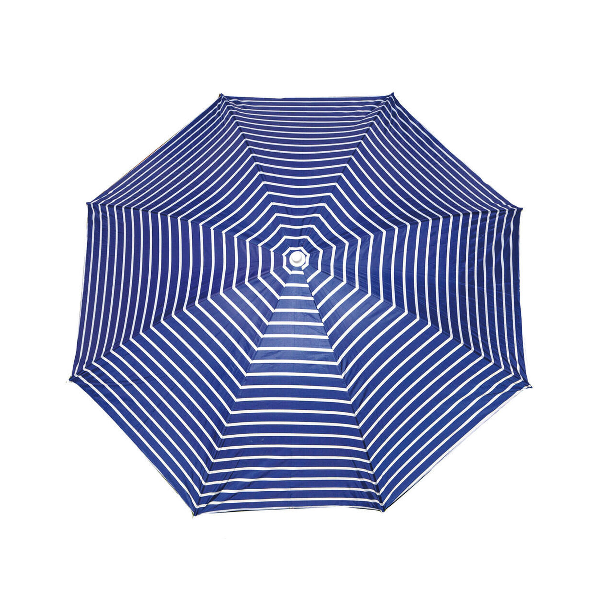Sun & Surf - Parasol De Plage Avec Protection Solaire Upf50 220cm - Parasol - Multicolore - Taille Unique - Decathlon