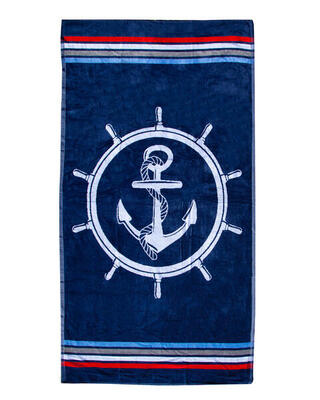 Anker hoofd jacquard handdoek