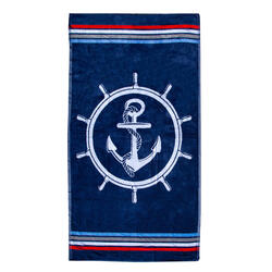 SERVIETTE JACQUARD TÊTE D'ANCRE