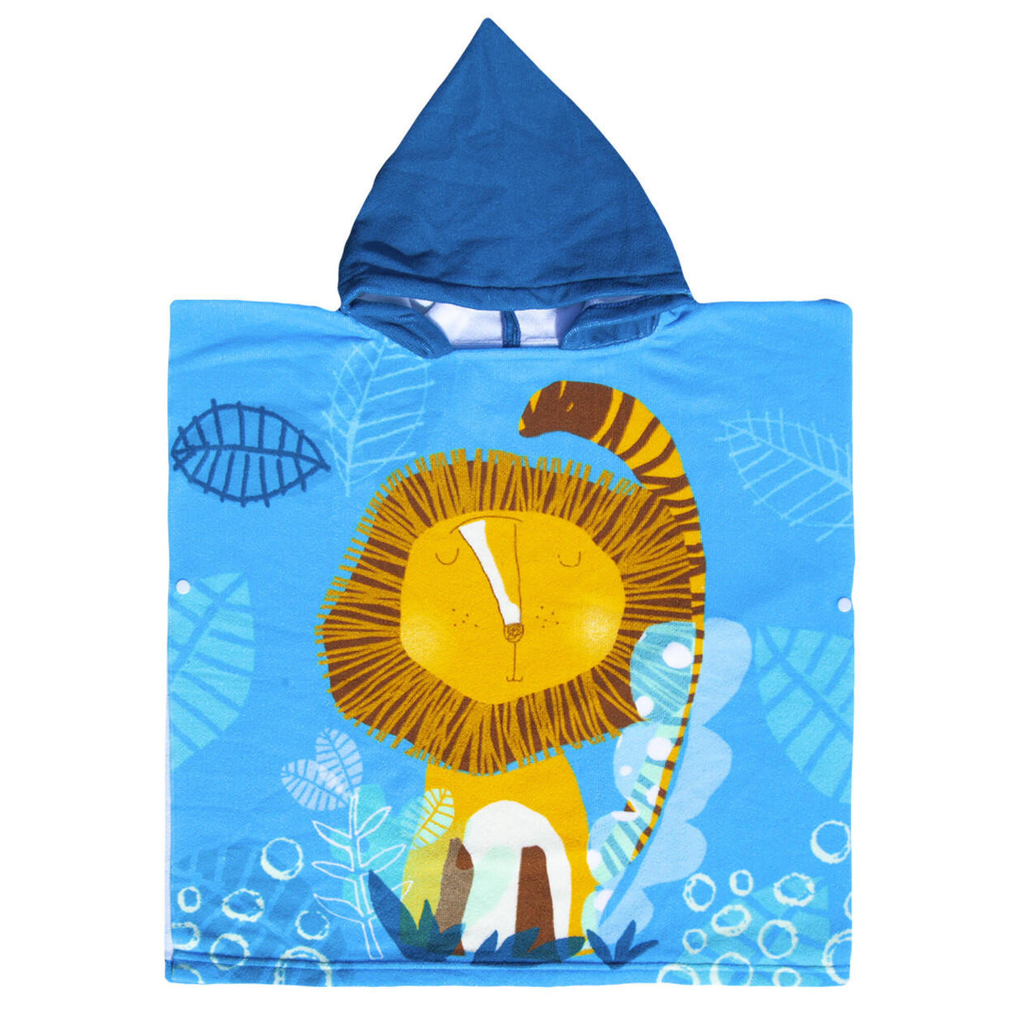 Sun & Surf - Poncho Enfant Lion - Serviette Poncho - Multicolore - Taille Unique - Decathlon