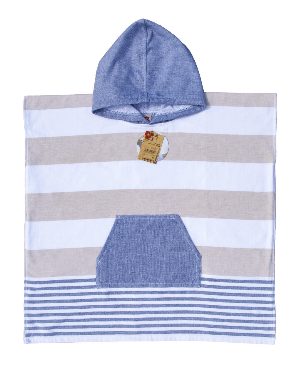 SUN & SURF PONCHO DA SURF PER BAMBINI A RIGHE