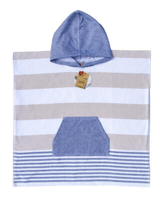 PONCHO DA SURF PER BAMBINI A RIGHE