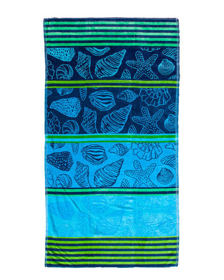 GRÜNES NAUTILUS-JACQUARD-TUCH