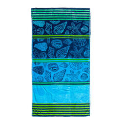 SERVIETTE JACQUARD NAUTILUS VERTE