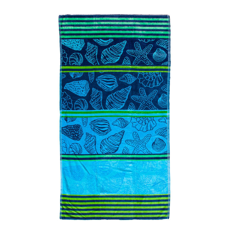 SERVIETTE JACQUARD NAUTILUS VERTE