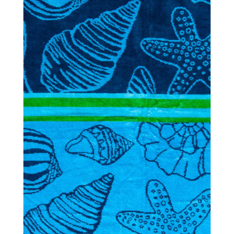 SERVIETTE JACQUARD NAUTILUS VERTE
