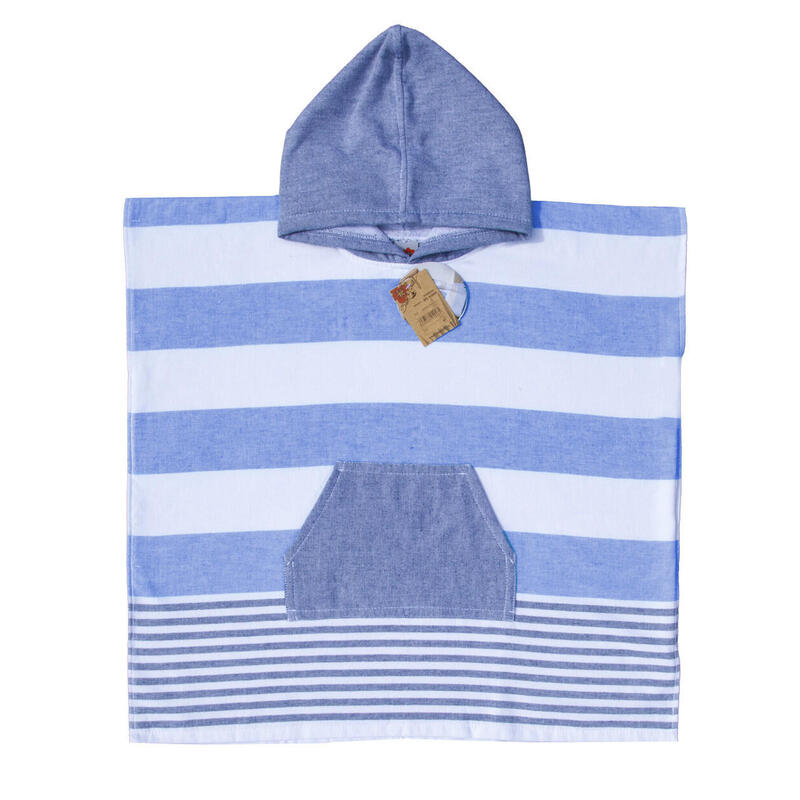 PONCHO DE SURF INFANTIL STRIPE
