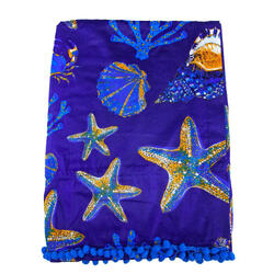 PAREO IMPRIMÉ AVEC TERRY NAUTILUS MARINE