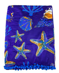 PAREO IMPRIMÉ NAUTILUS MARINE