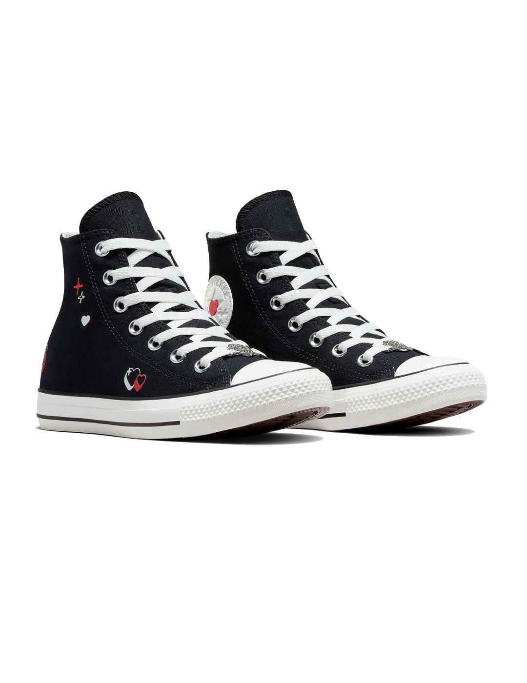 Sneakers pour hommes Converse hi black vintage Noir 3/5