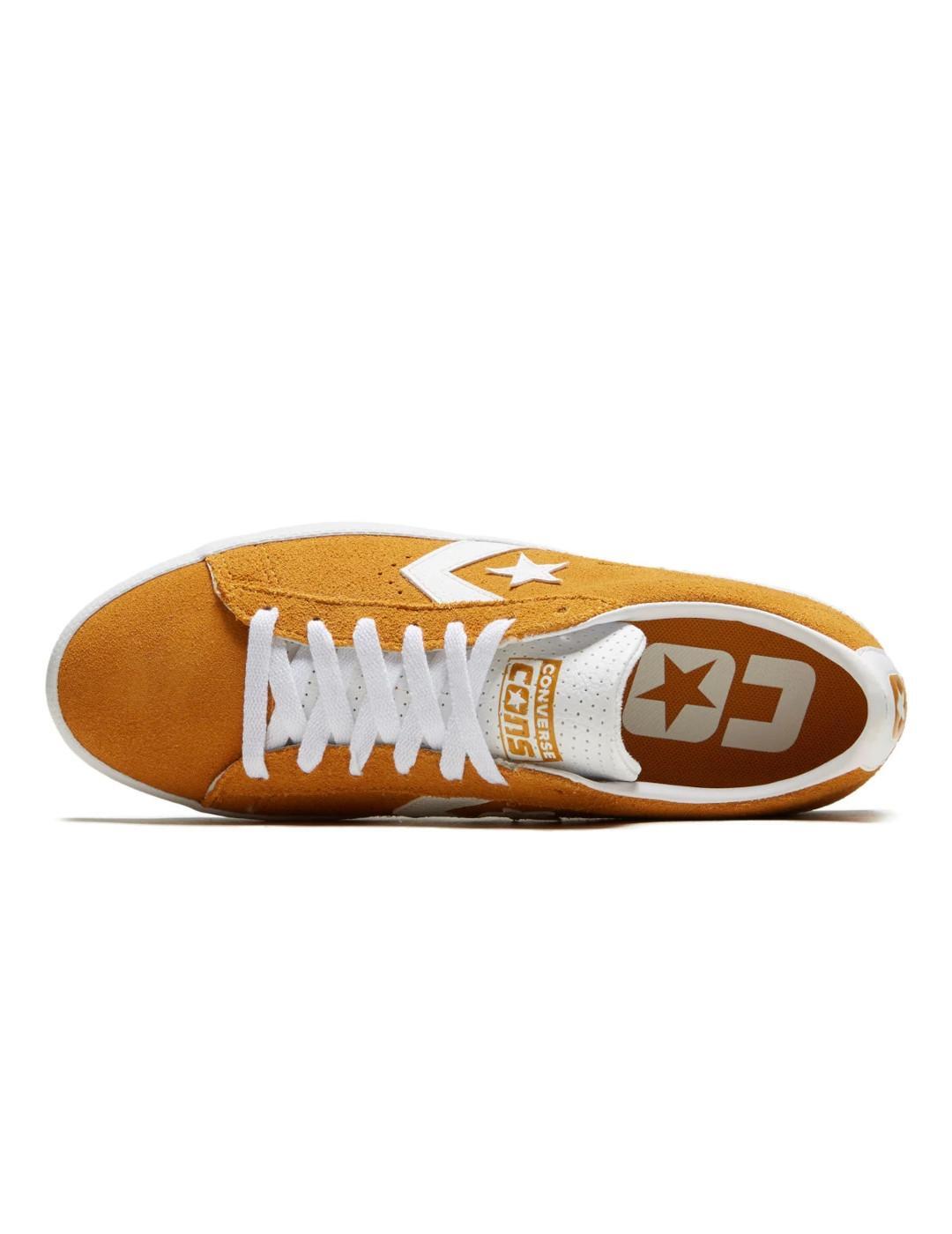 Sapatos para Homem Converse Pl vulc pro Camel 3/4