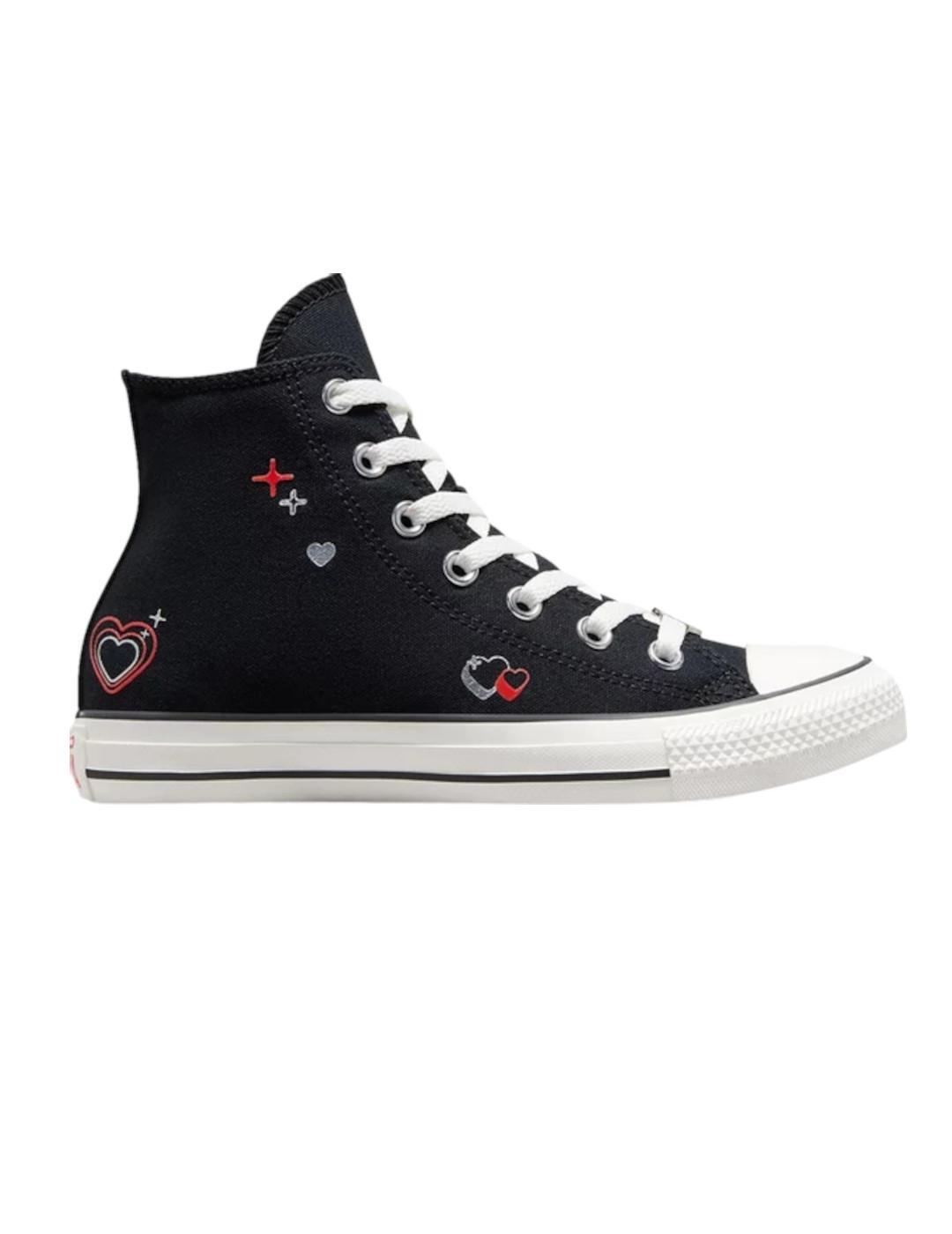 Sneakers pour hommes Converse hi black vintage Noir 2/5