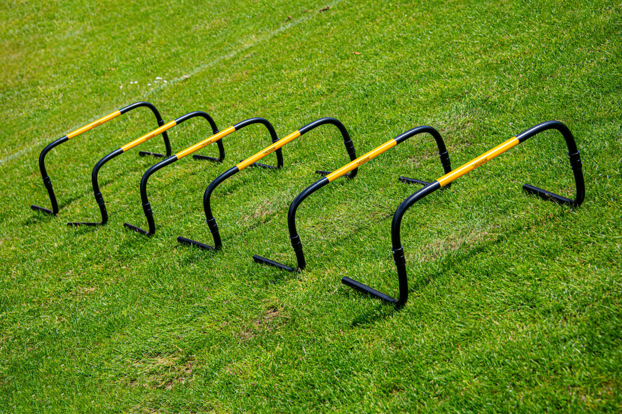 Set van 6 "Self Return" horden - 25 cm hoog, inclusief draagtas 5/7
