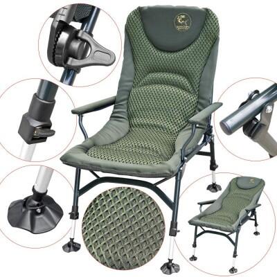 Scaun pescuit la crap Baracuda HYC 022-UC, kaki