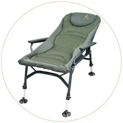 Scaun pescuit la crap Baracuda HYC 022-UC, kaki 3/7