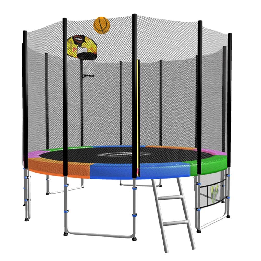 Blizzard Trampoline with Basketball