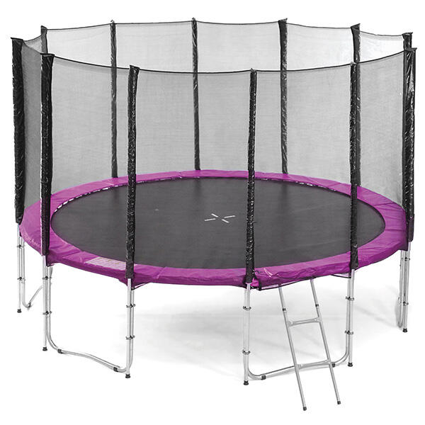 Blizzard Trampoline with Basketball Set