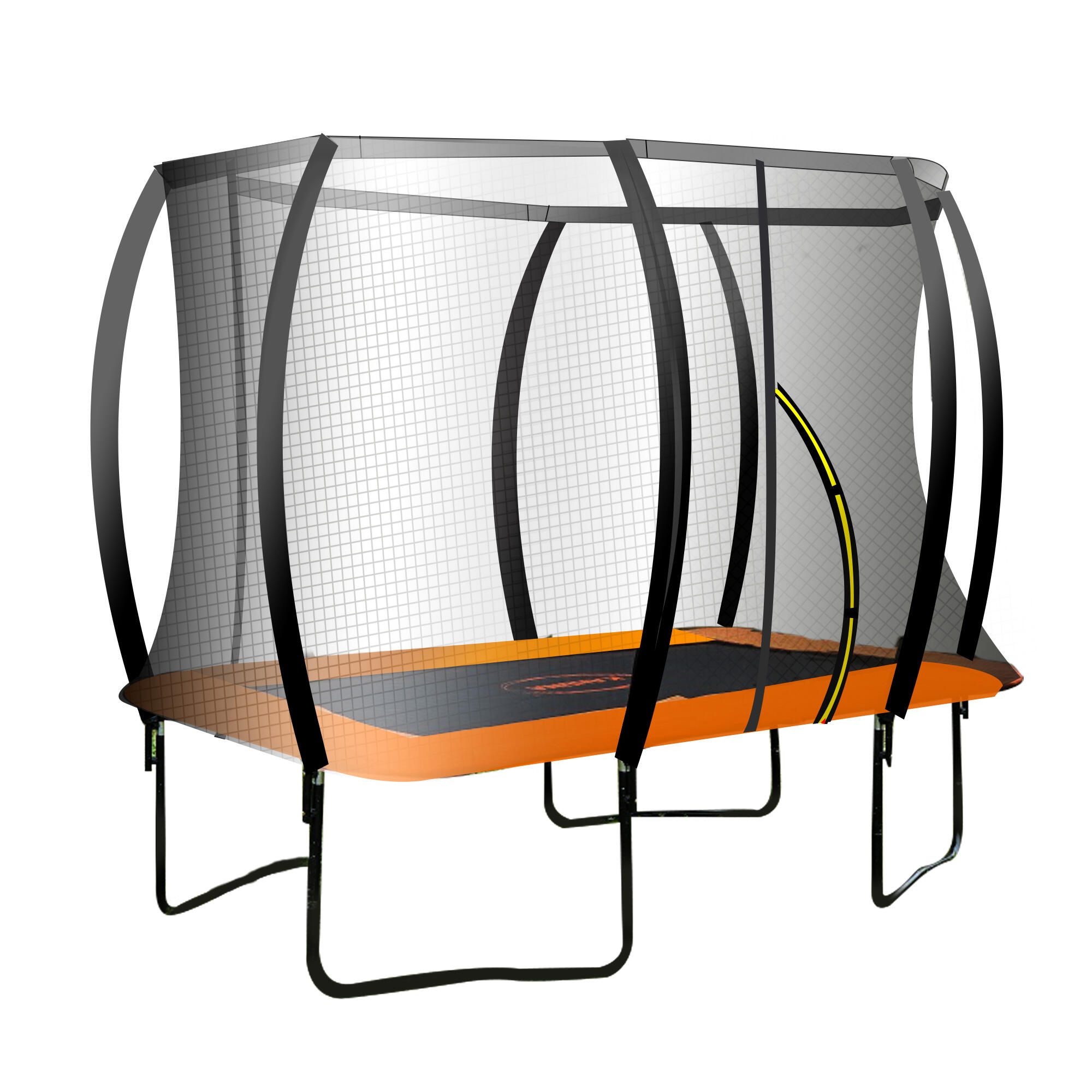 Kahuna Trampoline 8ft x 11ft Rectangular Outdoor