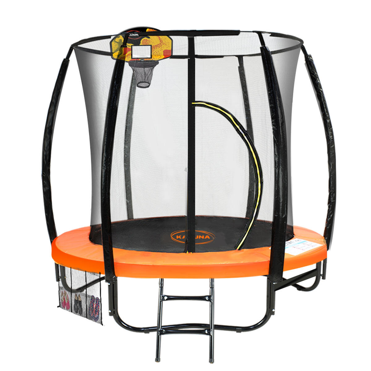 Kahuna Trampoline with Basketball Set