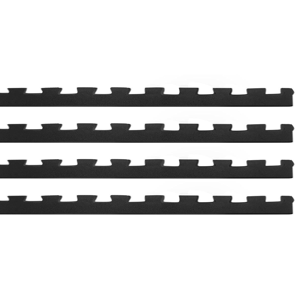 CORTEX Interlocking Gym Floor Mat Edges 4 Pack (Suits Cortex Interlocking Mats)