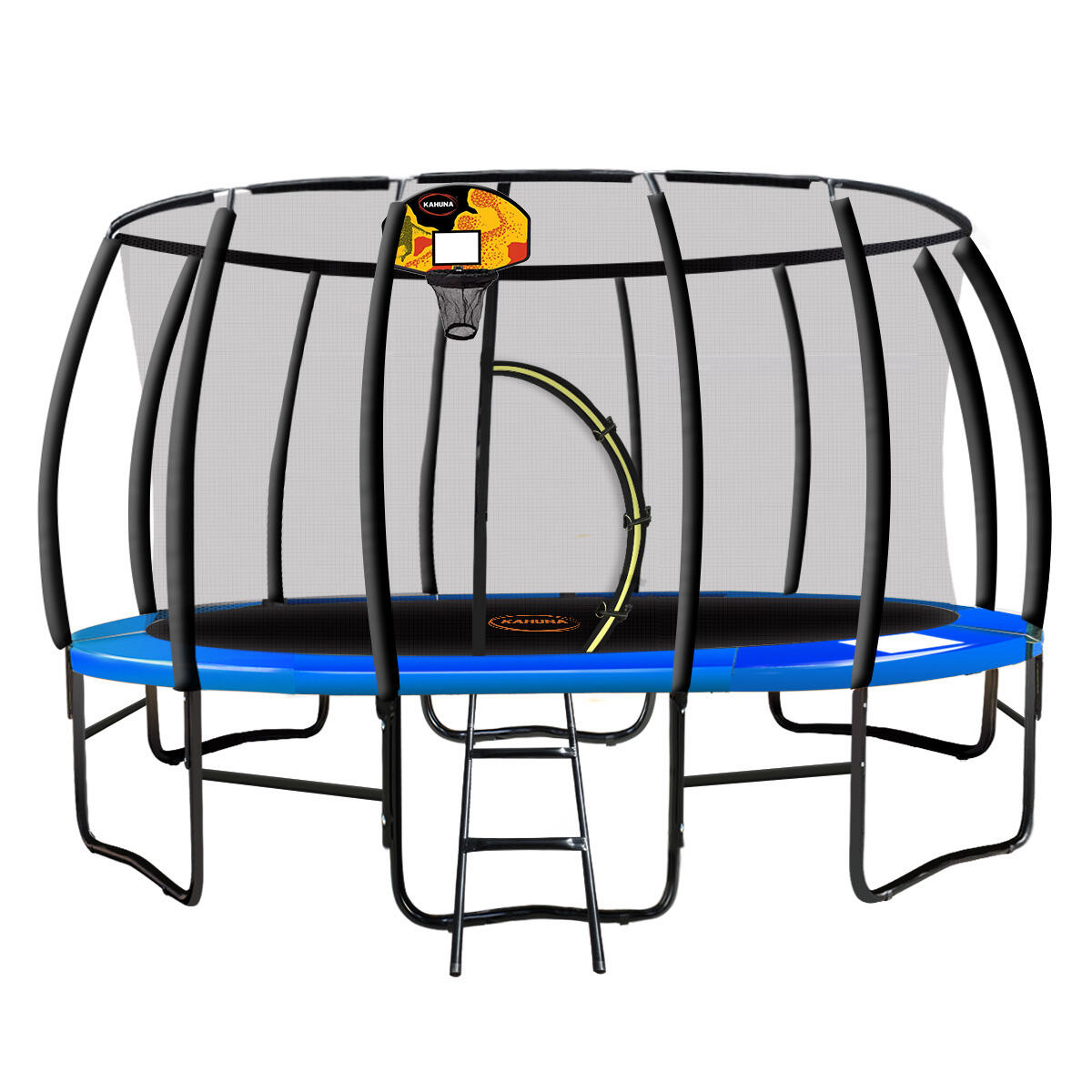 Kahuna Trampoline with Basketball Set
