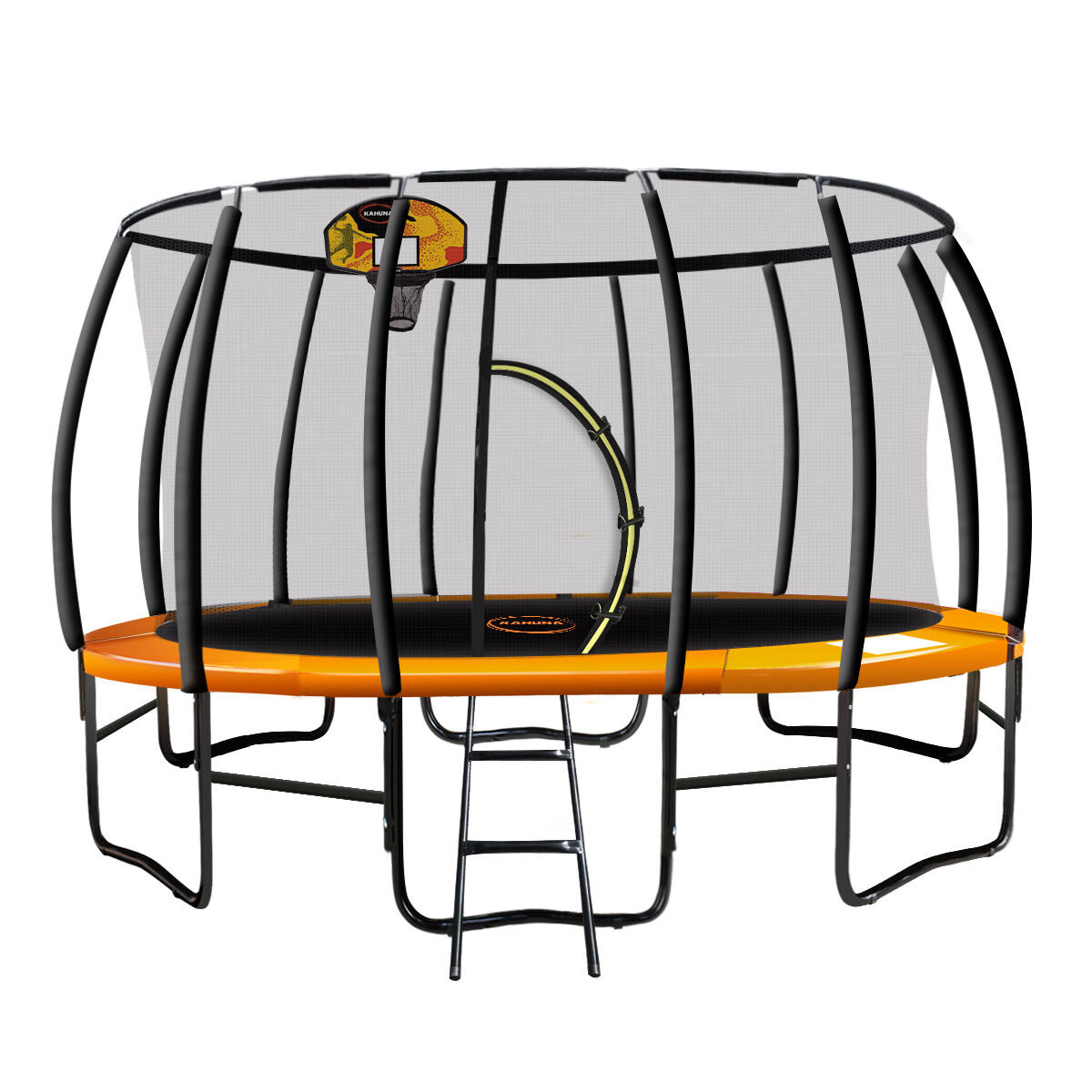 Kahuna Trampoline with Basketball Set