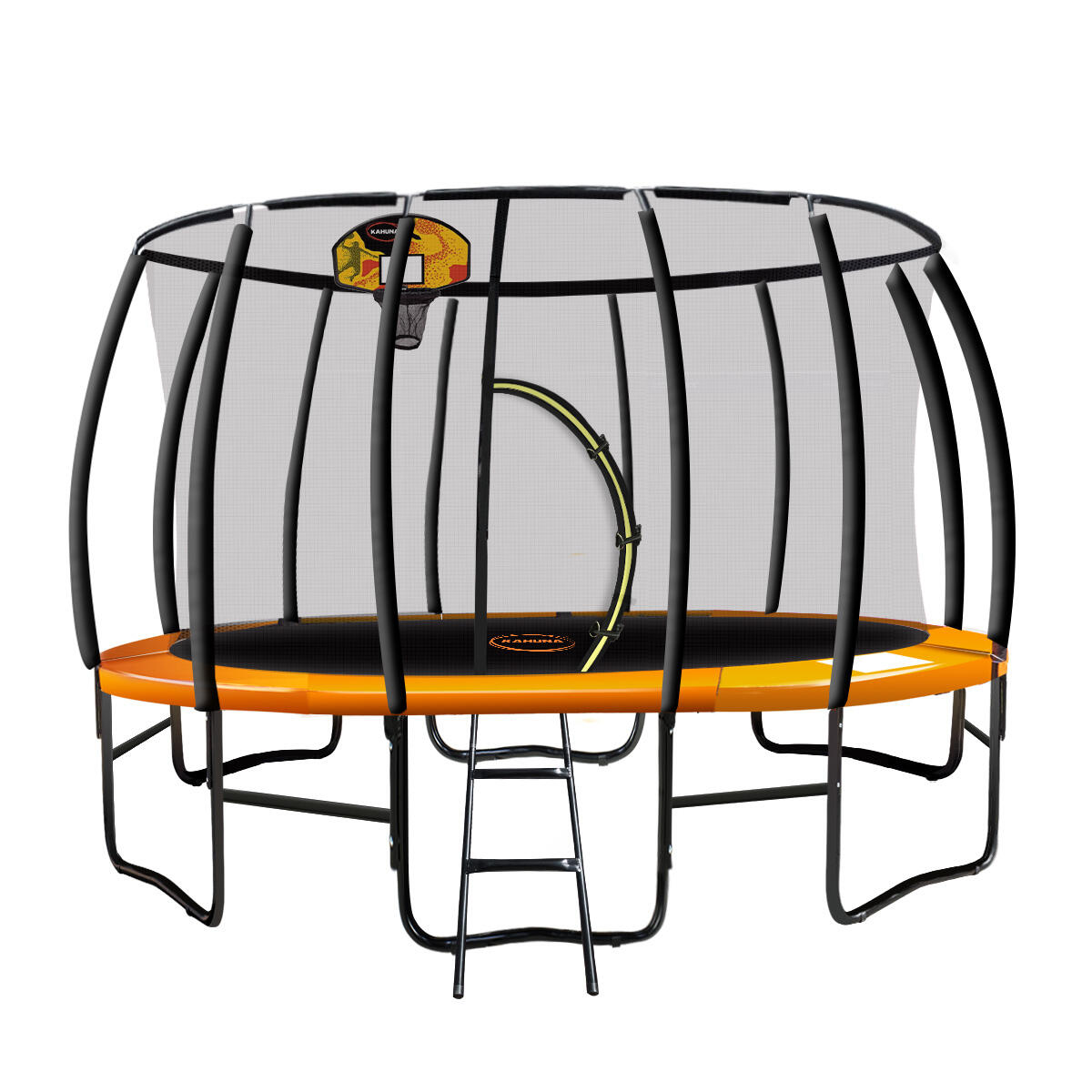 Kahuna Trampoline with Basketball Set