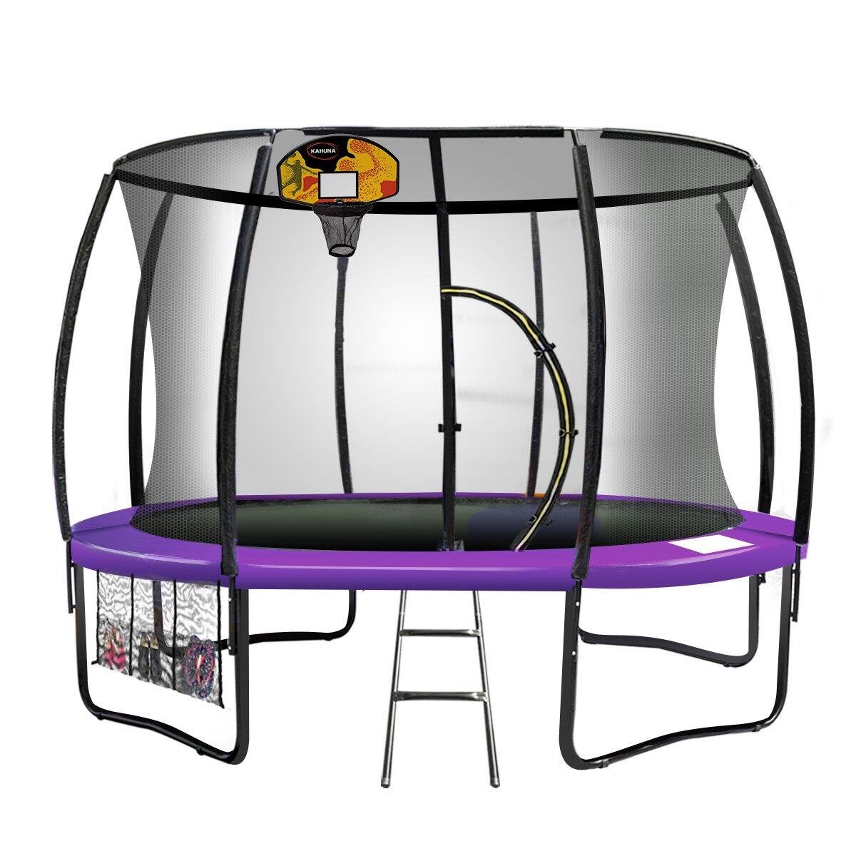 Trampoline Kahuna with Basketball Set