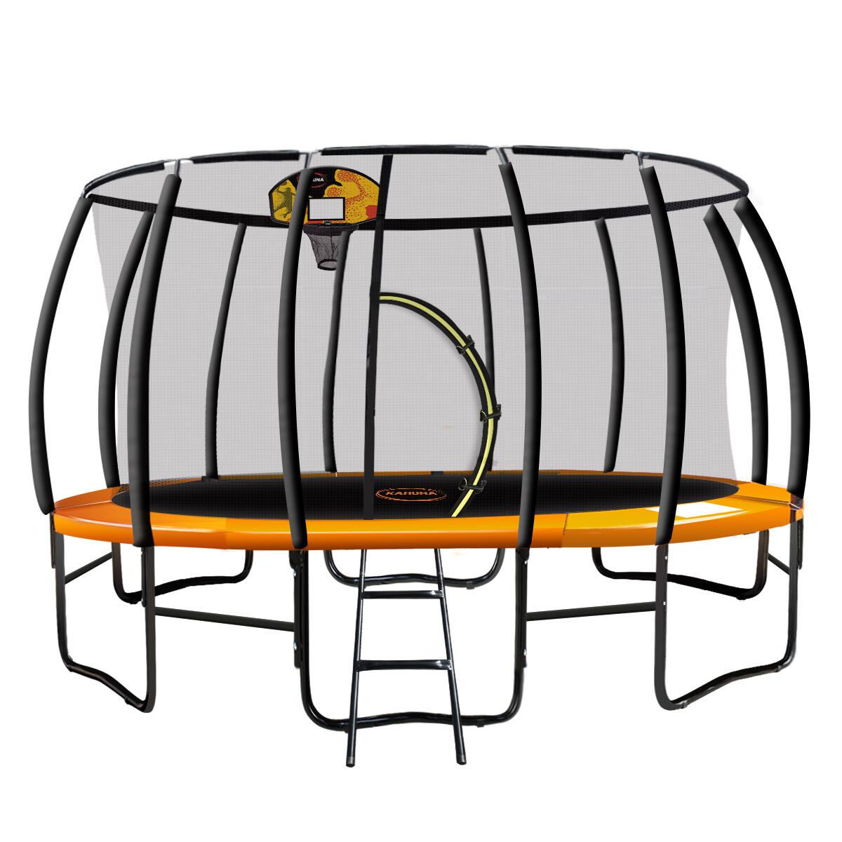 Kahuna Trampoline with Basketball Set