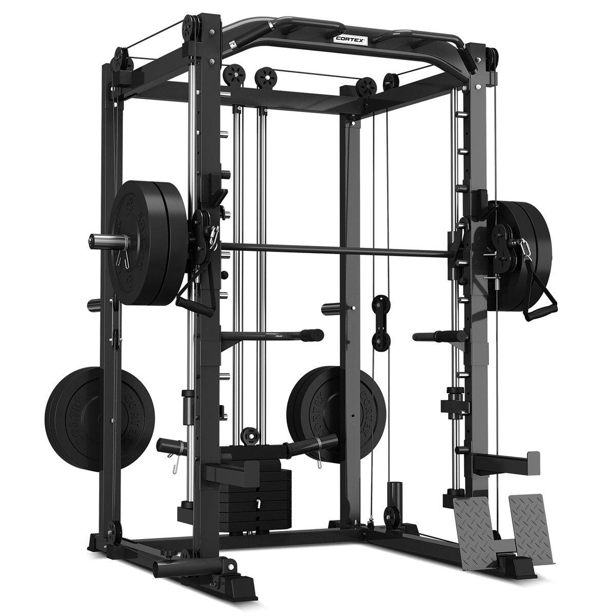 CORTEX SM 20 6 in 1 Power Rack with Smith Cable Machine