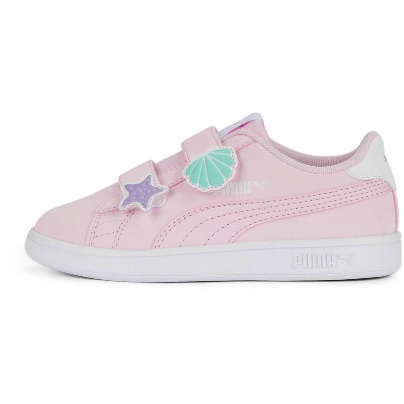 Baskets Puma Smash v2 Mermaid, Rose, Enfants