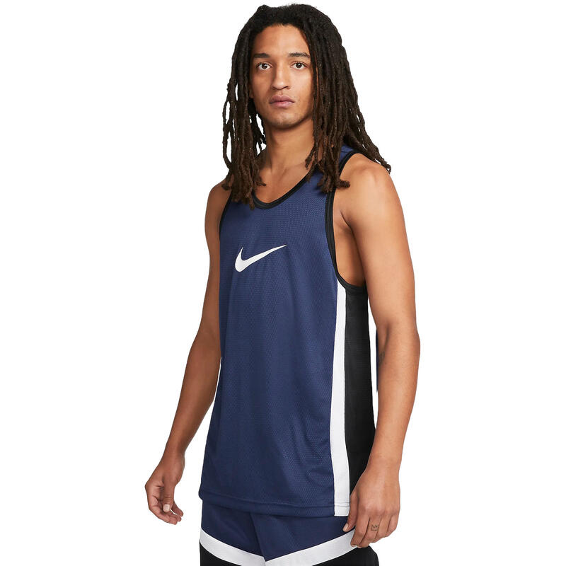Camiseta Nike Dri-FIT Icon Basketball Jersey, Azul, Hombre